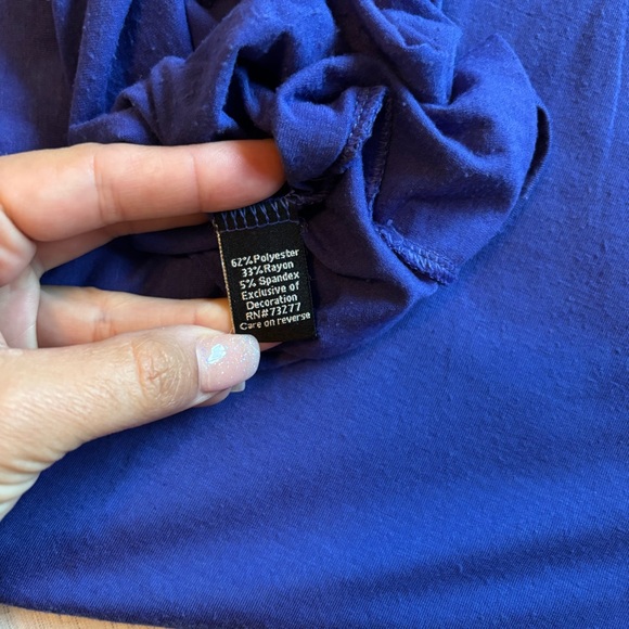 Apt. 9 Royal Blue Maxi Dress Women’s Size Medium - Picture 5 of 5